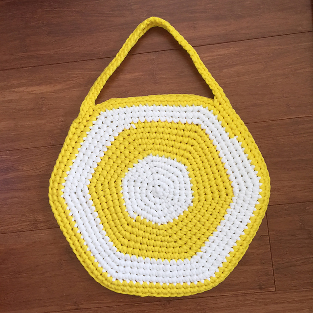 Sunny Crochet Tote Bag