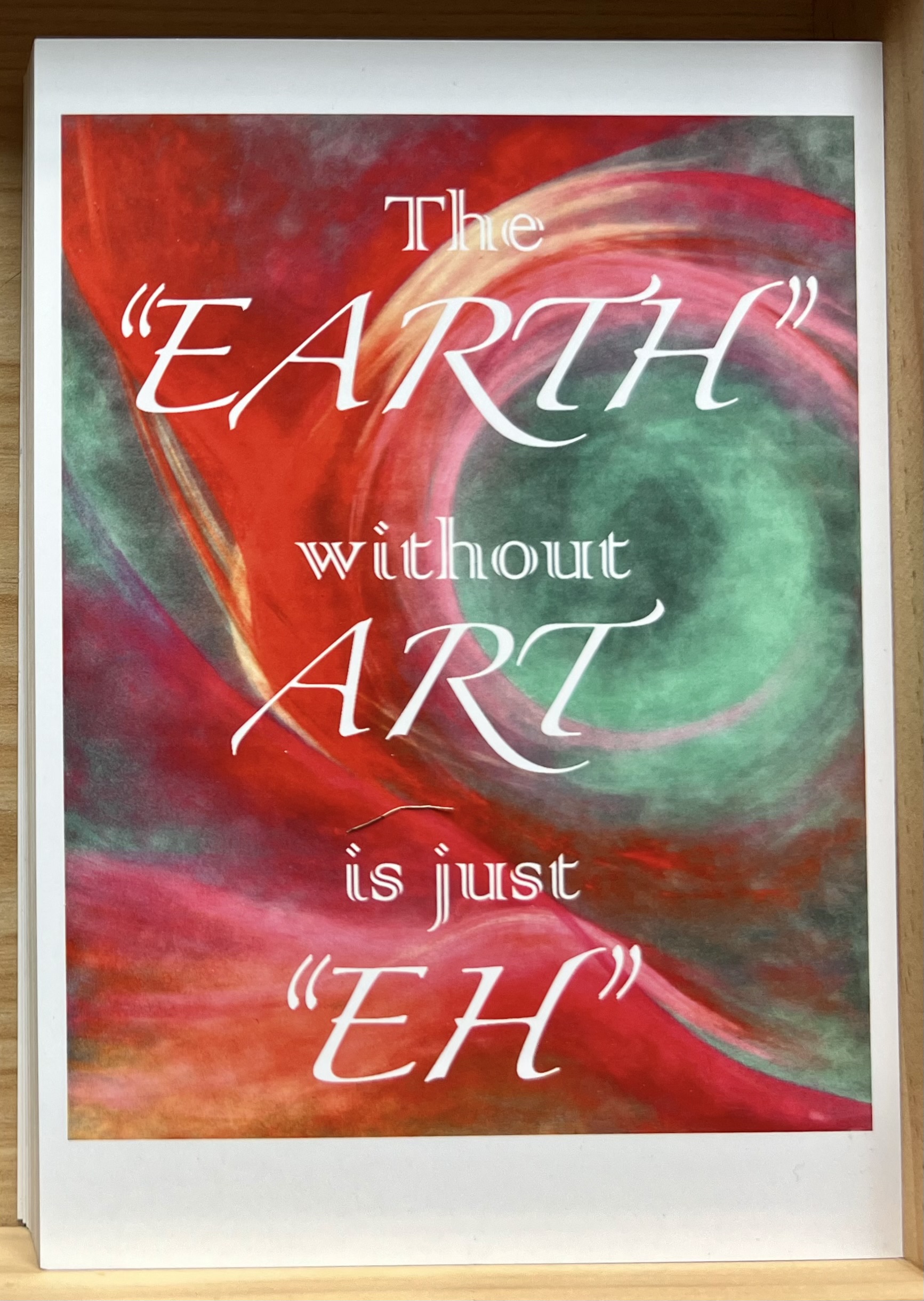 Earth Without Art Postcard