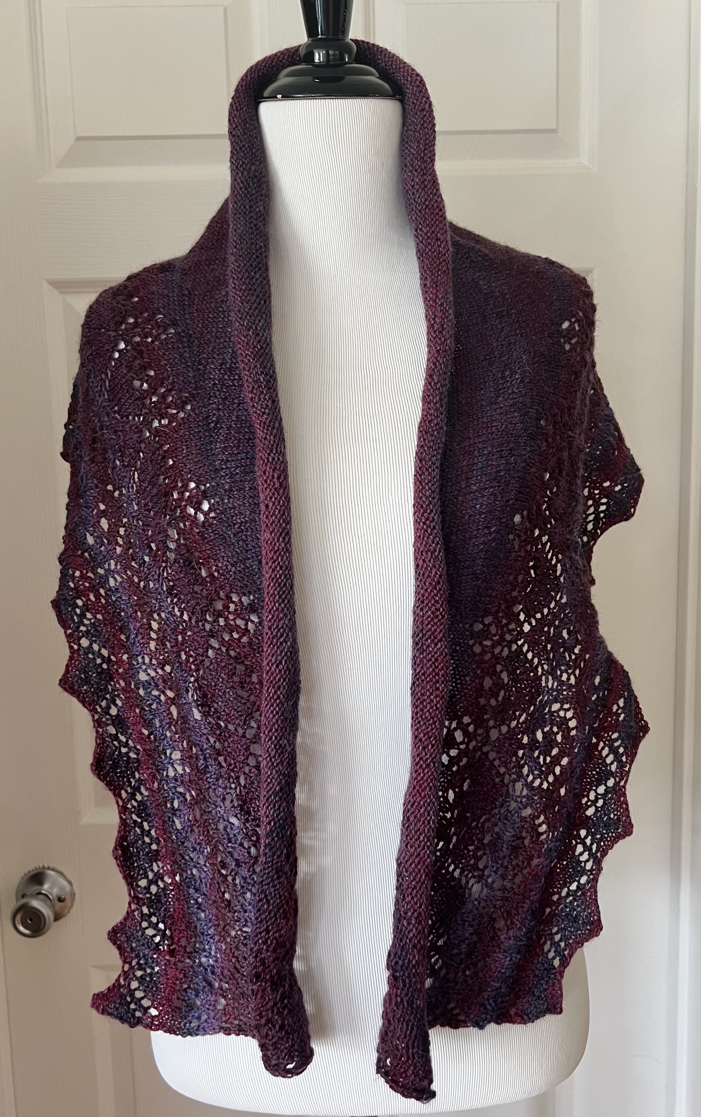 Merino Berries Shawl / Wrap