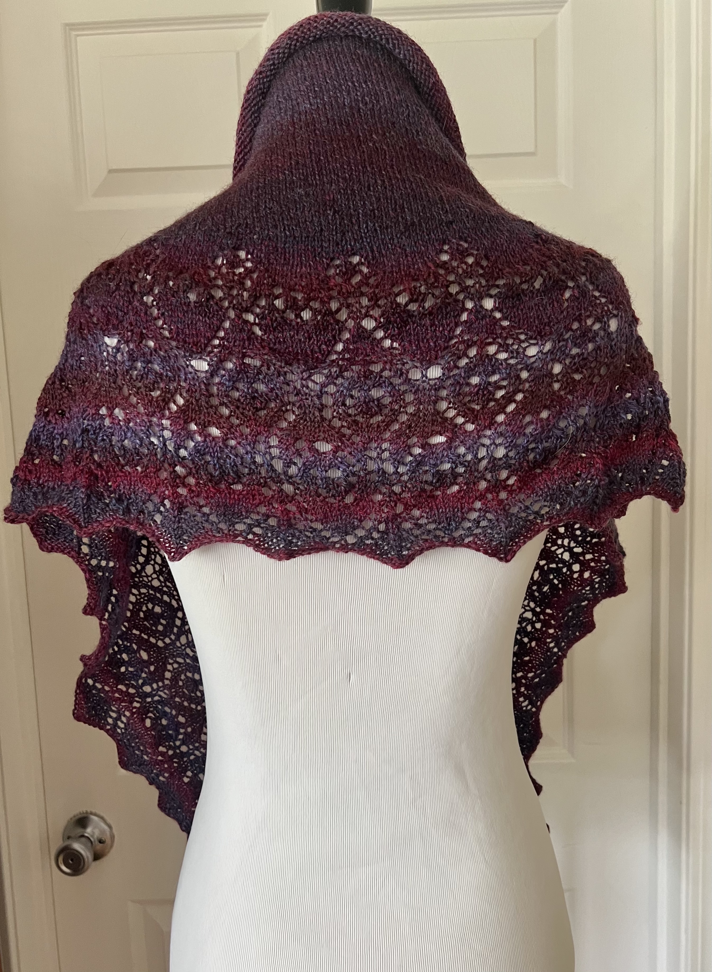 Merino Berries Shawl / Wrap